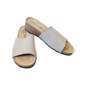 Marina Luna Mirta Slide Sandals Taupe